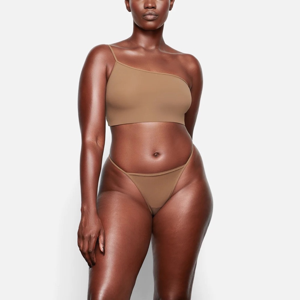 SKIMS fits everybody one shoulder bralette - oxide